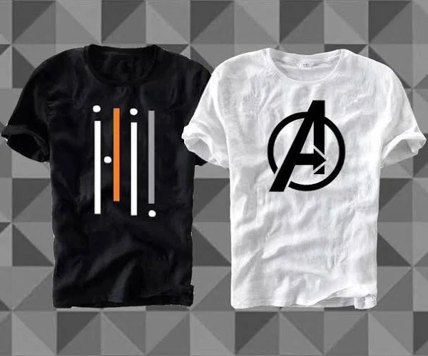 Men's Printed Reversible T-shirt